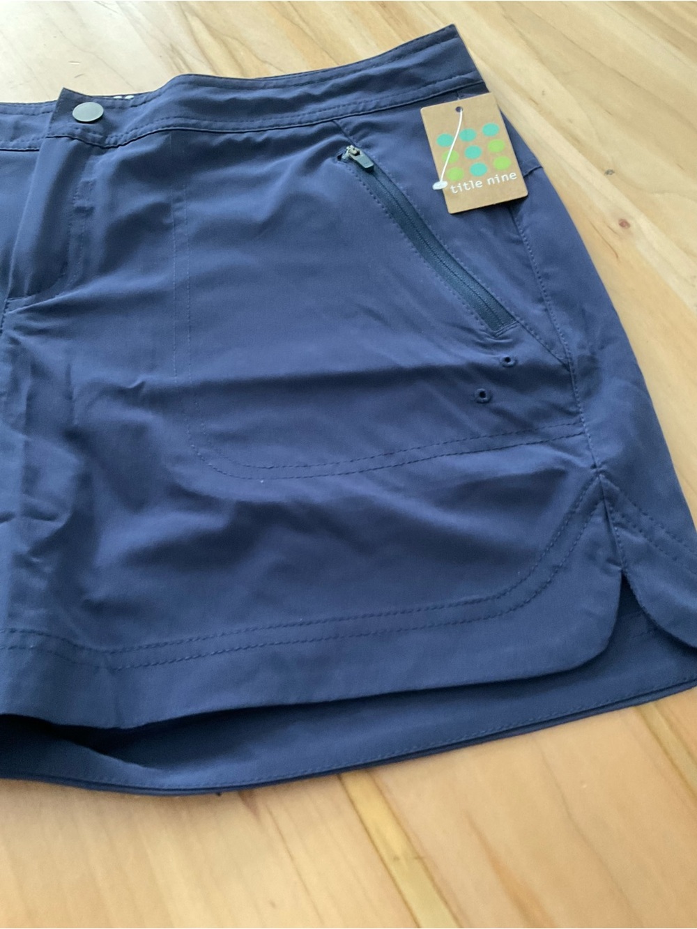 Title Nine Deep Navy Performance Shorts - Picture 2 of 11